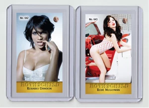 Rosario Dawson rare MH Rothschild #'d 3/3 Tobacco card no. 642 - Picture 1 of 1