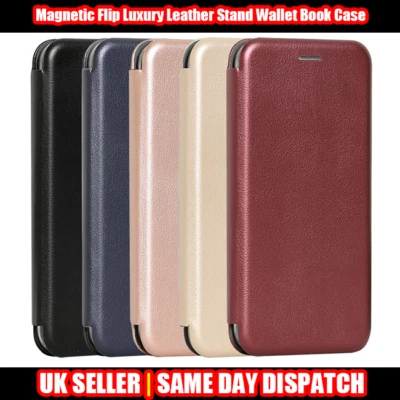 Magnetic Flip Luxury Leather Wallet Book Case for iPhone 6 7 8+ 11 Pro XS Max - Image 1 of 4