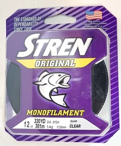 Stren 1304154 Original Clear 12lb Monofilament Fishing Line 330 Yards - Picture 1 of 7