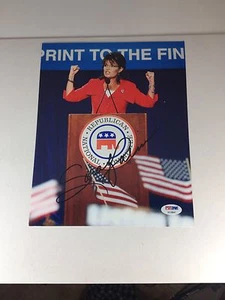 The Finest, Sarah Palin, Autographed 8 X 10 Photo PSA/DNA GRADE 10 "GEM MINT" - Picture 1 of 4