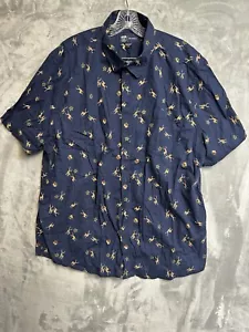 Paradise Found Mens Sz 2XL Button-Down Shirt, Route 66, Vintage - Picture 1 of 6