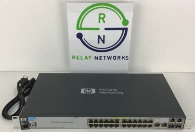 HP J9138A HP 2520-24-PoE Switch 24 RJ-45 10/100, 2 RJ-45 10/100/1000, 2 dual - Image 1 of 4