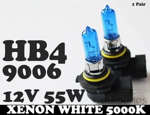HB4 9006 55W 12V Xenon White 5000K Light Car Headlight Lamp Globes Bulbs LED HID - Picture 1 of 12
