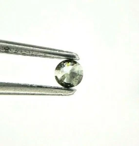 Tiny Natural Loose Diamond 0.08TCW 2.6MM Salt Pepper Round Brilliantcut Diamond - Picture 1 of 10