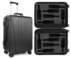 wine travel suitcase for Airplanes 12 Bottle, Holds Standard 750ml Size Red W... - Bild 1 von 8