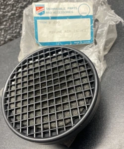 OEM NOS Mikuni Carburetor Air Intake Cover Screen Lemans Snowmobile Parts #430 - Picture 1 of 3