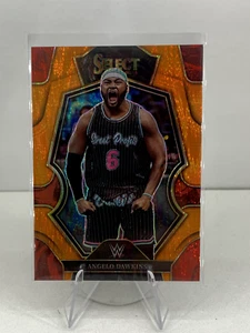 2023 Panini Select WWE Angelo Dawkins Premier Level Orange Flash Prizm #147 - Foto 1 di 2