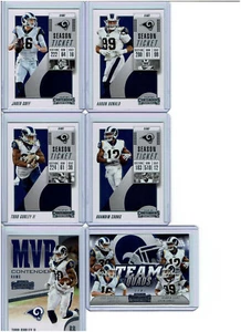 Contenders Football Los Angeles Rams 2018 Jared Goff/Gurley/Donald/Cooks + - Imagen 1 de 1