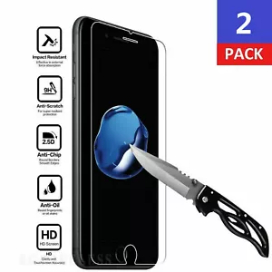 ✔ Protector de pantalla de vidrio templado premium transparente 2X para iPhone SE2 2020 4,7 pulgadas - Imagen 1 de 10