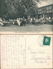 Postcard Kolberg Kołobrzeg student brink inn Pomerania 1929