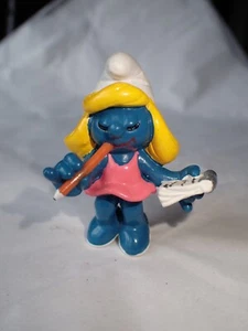 Smurfette Secretary Figurine Schleich Peyo - Picture 1 of 4