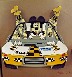 Disney Test Track Mickey Goofy Crash Dummy Magnet - Picture 1 of 4