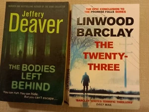 Thrillers:The Bodies Left Behind Jeffery Deaver&The Twenty Three Linwood Barclay - Bild 1 von 6
