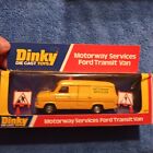 DINKY TOYS 417 MOTORWAY SERVICES FORD TRANSIT VAN+ parts + original box 