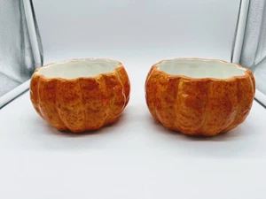 2er Set Keramik Kürbisschalen - Bild 1 von 3