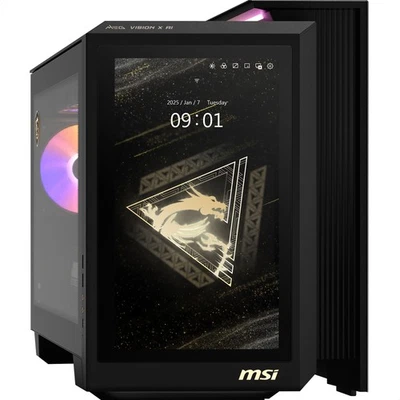 MSI MEG Vision X AI 2NVV7-009AT, Gaming-PC, schwarz - Bild 1 von 4