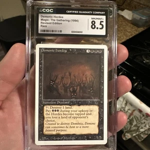 Magic the Gathering Demonic Hordes Revised Rare CGC 8.5 Vintage 1994 - Bild 1 von 8