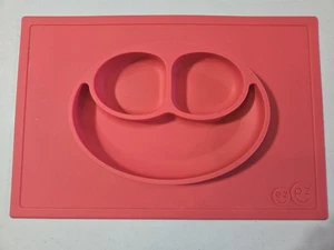 EZ PZ Happy Baby Toddler Training Mat Plate Bowl Substitute Silicone Food Eating - Picture 1 of 1