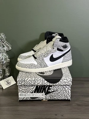 Size 12 - Air Jordan 1 Retro OG High White Cement - Image 1 of 4