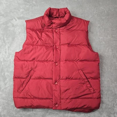 Cabela's Premier Northern Goose Down Puffer Vest Mens Medium Red *Flaws - Image 1 of 4