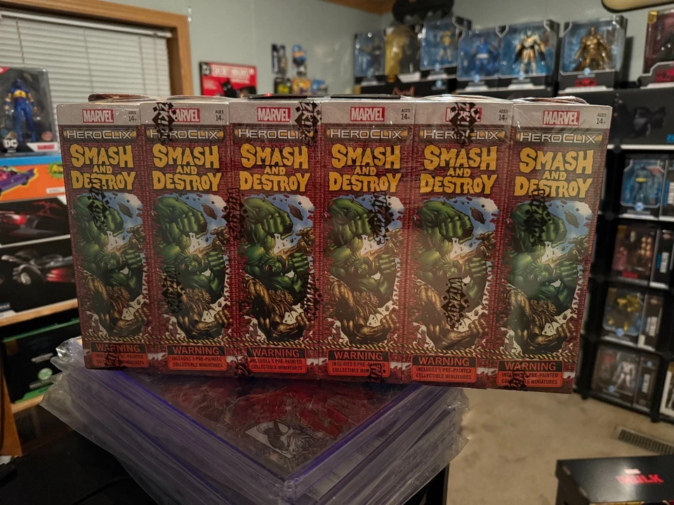 🕸️Heroclix Smash and Destroy 24 Booster Brick Estuche Sellado de Fábrica Nuevo Foto 1 de 1