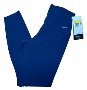 Nike Zenvy Women's High-Waisted 7/8 Leggings Small Navy DQ6015-410 NWT $100 - Picture 1 of 12
