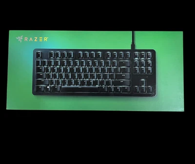 Razer BlackWidow Lite Wired TKL Mechanical Gaming Orange Switch Keyboard NEW - Image 1 of 3