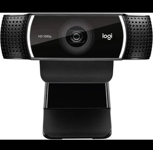 Logitech 1080p Pro Stream Kamera internetowa 30 kl./s HD Autofokus i korekta światła - Stalówka w pudełku - Zdjęcie 1 z 6