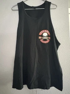 Sturgis 2004 Black Hills Rally Men’s Black Skull Tank Size XL - Picture 1 of 6