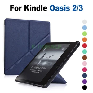 Smart Cover für Amazon Kindle Oasis 2/3 PU Leder Magnet Auto Schlaf/Wach Hülle - Bild 1 von 21