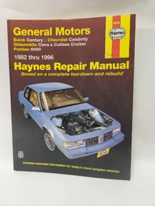 Haynes General Motors GM 1982-1996 Buick Century Chevy Celebrity Repair Manual - Picture 1 of 2
