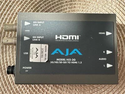 AJA model Hi5-3G 3G/HD/SD-SDI to HDMI 1.3 - Image 1 of 4