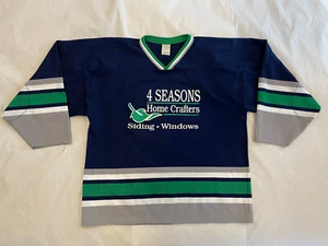 ATHLETIC KNIT HOCKEY JERSEY 4 SEASONS HOME CRAFTERS SIZE XL #69 HEAVY WEIGHT - Picture 1 of 16