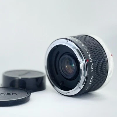 [Exc++++4 w/Caps] Canon FD CFE TELEPLUS MC7 2X TELECONVERTER From JAPAN 68 - Image 1 of 4