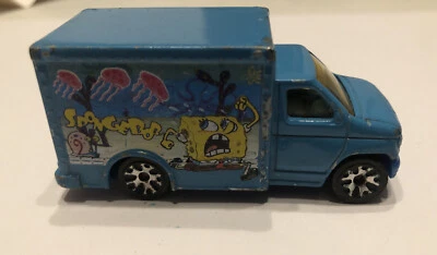 1998 Matchbox FORD BOX TRUCK - Nickelodeon 5-Pack -Spongebob MB371 Blue Delivery - Image 1 of 4