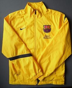 FC Barcelona Yellow International Club Soccer Fan Jackets for sale 