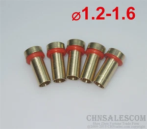 5 PCS MIG MAG Welding Torch European 1.2-1.6 Wire Feeding Pipe Joint Connectors - Picture 1 of 5