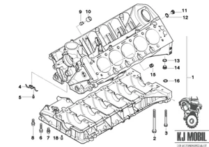 Bmw M5 M6 V10 S85B50 Zylinder-Kurbelgehäuse mit Kolben NEU - Bild 1 von 1