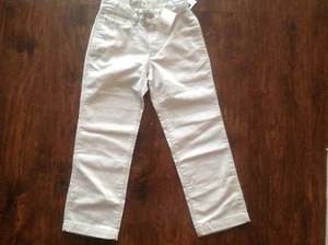 NWT GAP KIDS CLASSIC CHINO PANTS ADJUSTABLE WAIST 6REG/ LIGHTKHAKI - Picture 1 of 5