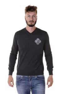 Versace Jeans Sweater Pullover Wool Man Greys B5GQA819 803 Sz.L MAKE OFFER - Picture 1 of 10
