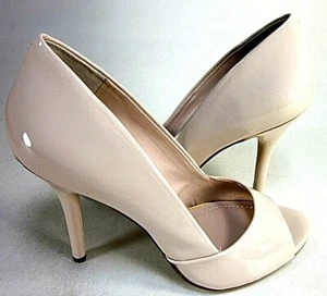 BCBGeneration Womens Izzie 2 Pump, Nude Patent US Size 8.5 M, EUR 41, UK 6.5 - Picture 1 of 7