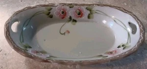 Vintage Antique Hand-Painted Trinket Dish Victorian Grannycore Old Lady Stuff - Picture 1 of 4