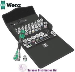 WERA 8100 SB TODO EN TRINQUETE DE VELOCIDAD CICLÓNICO 3/8 pulgadas JUEGO DE ENCHUFES DR - 05003536001 - Imagen 1 de 4