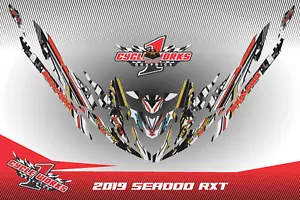 SeaDoo RXT300 GTX300 18-2020 Graphics Kit Jet Ski Graphic Kit Decals SCATTERED - Picture 1 of 1
