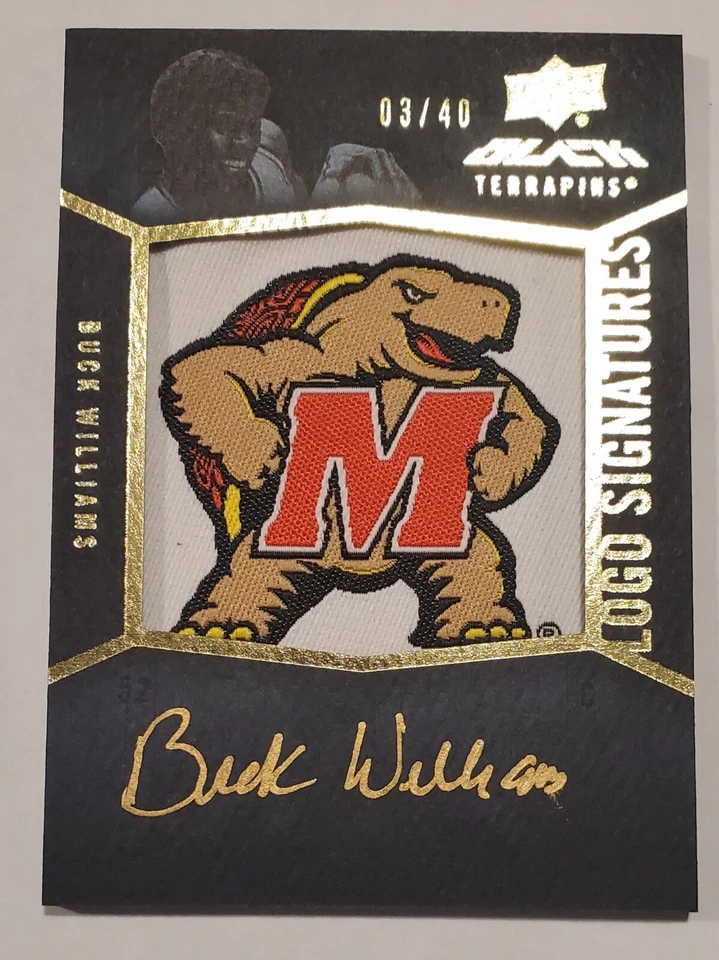 2013 UD Black Buck Williams Logo Signatures /40 - Image 1 of 1