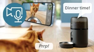 DISTRIBUZIONE FOOD SECCO CON WEBCAM PHILIPS PAW5320/02 4.5 CANE GATTO - Foto 1 di 1