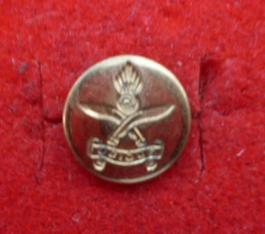 GURKHA ENGINEERS MESS DRESS BRASS BUTTONS APPROX 14MM. - Picture 1 of 1