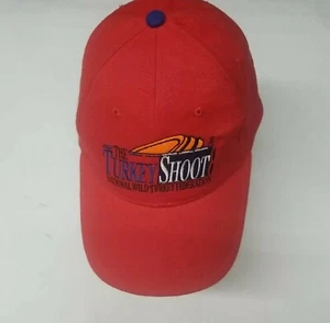 NWTF Hat Nation Wild Turkey Federation Turkey Shoot Cap Red by Empire 100%Cotton - Picture 1 of 12