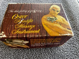 Vintage Oster Scientific vibrierendes Massagegerät Modell 1-01 Chrom mit Box - Bild 1 von 4