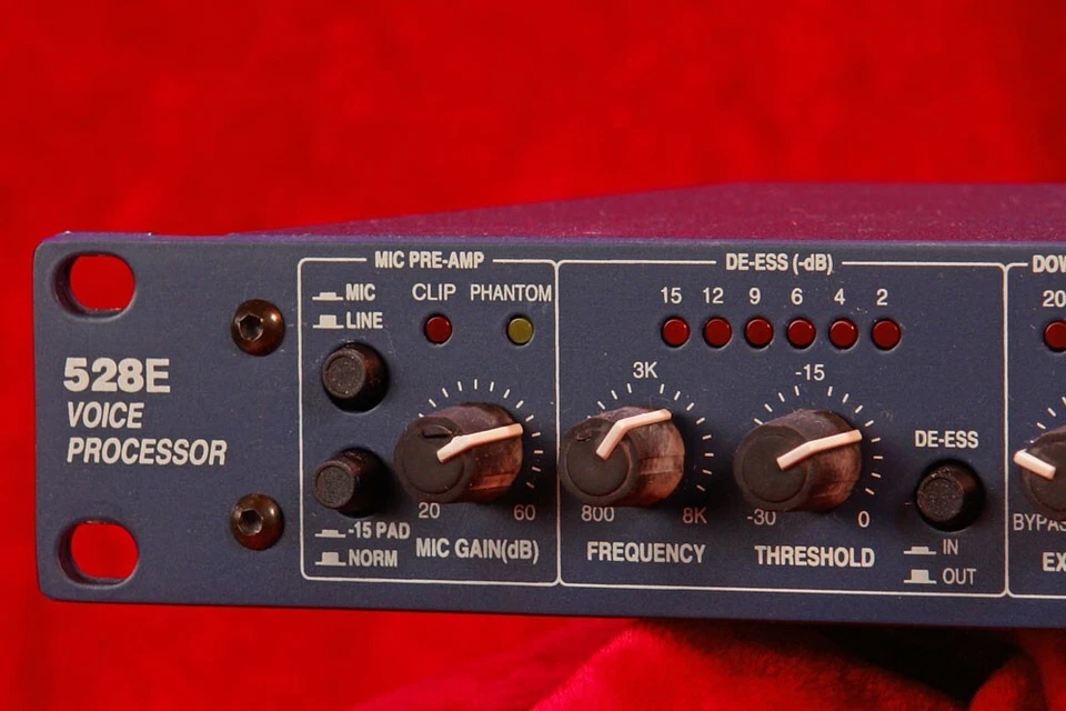 SYMETRIX 528E Analog VOICE PROCESSOR PreAmp,  Compressor, EQ, Channel Strip - Image 1 of 1